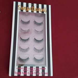 Tahari Luxe NIB False Eyelashes 6 Pairs of Mixed Styles